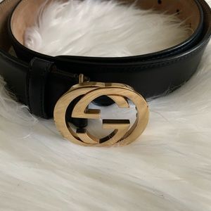 Women’s Black Gucci Belt